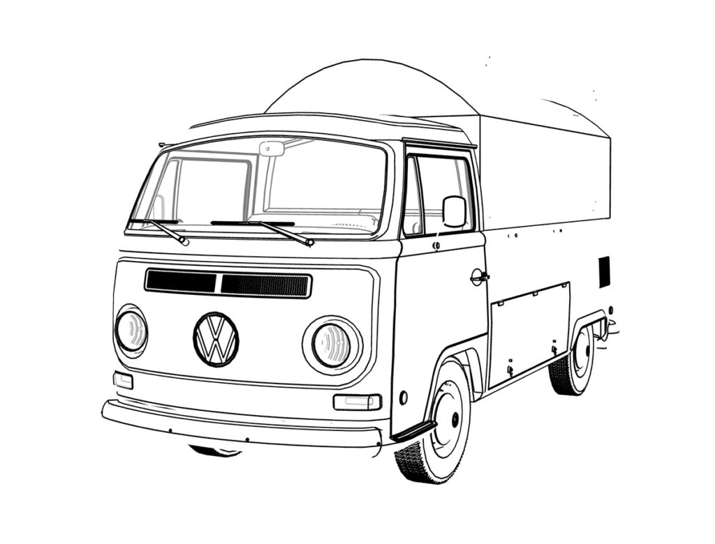 Volkswaveg food truck per tour promozionali